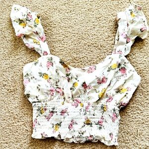 Floral Crop Top